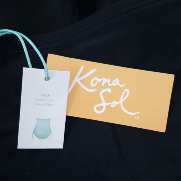 Kona Sol Crochet Flounce Swimsuit - Picture 6 of 14